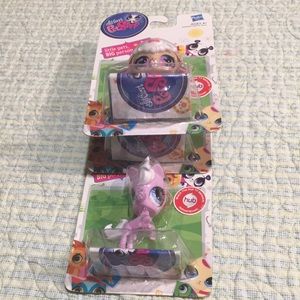 Littlest pet shop 3 Pk NEW Horse #2744 Lamb #2741 & littlest pet shop surprise